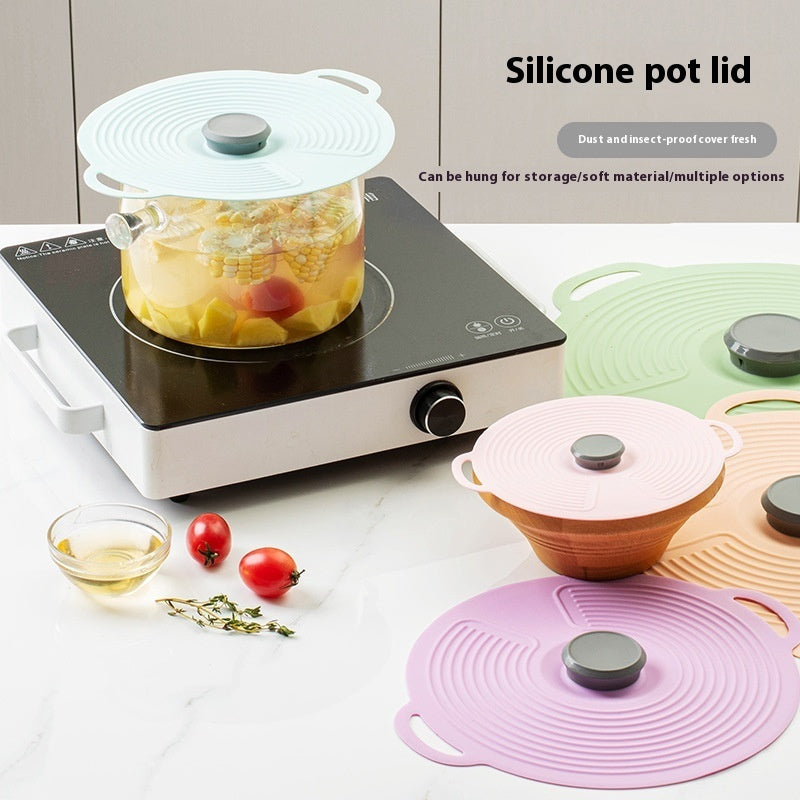 Silicone pot cover